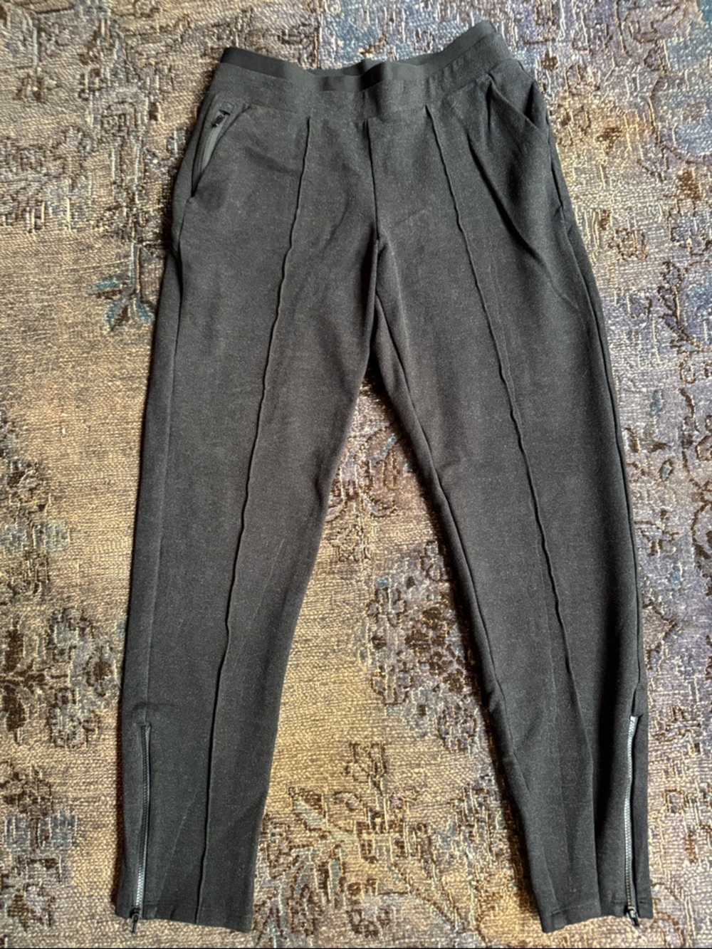 Athleta Black Slim Track Joggers
